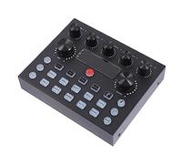 VANZACK Sound Card External Usb Audio Interface for Music Mixer Led Lights for Live Streaming and Podcasting