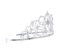 VANZACK Sparkling Bridal Rhinestone Tiara Hair Band with Secure Side Combs Ultra Lightweight Star Crown Headpiece for Weddings and Parties Elegant Dazzling Inlay Design for Brides and