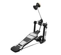 VANZACK Spring Tension Alloy Single Bass Drum Pedal with Anti-slip Design Compatible Drum Machine Accessory Stable Kick Pedal for Smooth Percussion Playing
