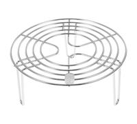 VANZACK Stainless Steel Steaming Rack Round Cooking Stand with Thickened Rim and Sturdy Legs Multi-purpose Steamer Basket for Even Steam Distribution Oven Baking and Cooling Kitchen Trivet