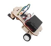 VANZACK Stem DIY Line Following Car Kit for Educational Electric Model Building Enhance Logic Handmade Skills for Family Activities Science Projects Interactive Learning Experience