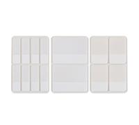 VANZACK Sticky Index Highlighter Tabs 280pcs White BOPP, Simple Design, Practical for Highlight Reading and Household Use