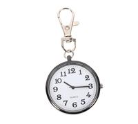VANZACK Stylish Large Dial Quartz Pocket Watch for Nurses and Students Portable Black Hanging Watch with Easy Read Numbers Gift for for for for for for for Medical Professionals and Learning Environme