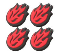 VANZACK Tennis Racket for Enhanced Shock Absorption and Impact Reduction Vibration Dampeners Flame Shape 4pcs Soft Silicone Shock Absorbers for Leisure and Training Use for Leisure and