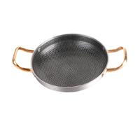 VANZACK Thickened Stainless Steel Honeycomb Skillet with Dual Handles Non-Stick Honeycomb Frying Pan for Crayfish Seafood and Everyday Cooking Induction Hob