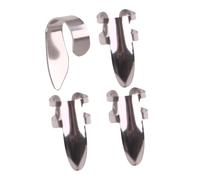 VANZACK Thumb Finger Picks Set with Open Design 4 Pieces Stainless Steel and Extra Control of The Strings for Playing Guitar Suitable for Nails and Fingers