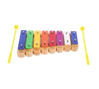 VANZACK Tone Xylophone Musical Instrument for Aluminum Bars with Wooden Frame Hand Knock Percussion Enhancing Rhythm and Coordination Skills for Early Music Learning