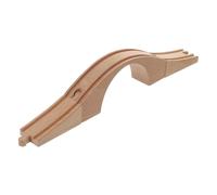 VANZACK Train Track Bridge Toy Wooden Railway Expansion Train Track Accessories for Boy Girl