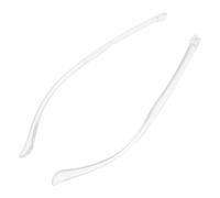 VANZACK Transparent Eyeglass Temple Arms Replacement No Screw Clip Quick Repair Plastic Eyewear Frame Legs Comfortable Lightweight Design