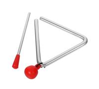 VANZACK Triangle Hand Percussion Boys and Girls Music Educational Toy Steel Triangle Instrument Striker for Boy Girl's Rhythm Practice at Home School