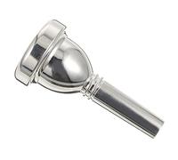 VANZACK Trombone Mouthpiece Silver Plated Portable for Beginners Professionals for School Concert Use Enhances Sound Quality Tone for Various Occasions