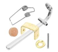 VANZACK Trombone Water Gate Key Replacement Set with Steel Wire Spring, Cork Pad, and Axle Base - Brass Instrument Drain Valve Accessory for Band and Orchestra Use