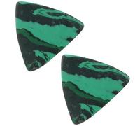 VANZACK Turquoise Guitar Picks Green 2Pcs Creative Bass Plectrums Comfortable Portable Fingerstyle Picks for Acoustic Guitar Ukulele