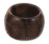 VANZACK Unique Wooden Thumb Ring for Men and Women Retro Buddhist Style Finger Band with Delicate Craftsmanship Natural Wood Jewelry for Chic Everyday Wear