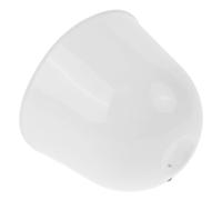 VANZACK Universal Large White Plastic Ceiling Fan Bottom Canopy Dust Cover Decorative Fan Accessory for Home and Bedroom Ceiling Protection