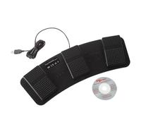 VANZACK USB Foot Pedal Switch Buttons Foot Control for Keyboard and Mouse Cable Black for Gaming Intelligent Device Control Piano Testing and More