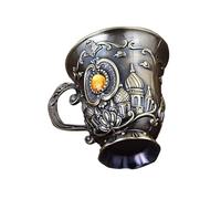 VANZACK Vintage Metal Wine Chalice Retro Red Wine Goblet Mini Cup for Wedding Party Desktop Ornament