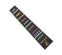 VANZACK Violin Fingerboard Sticker Adjustable Finger Guide for Beginners and Students Clear Phonetic Markings for Accurate Intonation Versatile Decal Fits All Violins for Practice and