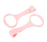 VANZACK Walking Assistant Crib Pull Ring for Boy Girl and Portable Stand Up Learning Ring Lightweight Durable Safety for Early Walking Training Easy to Hang Without Tools Pink