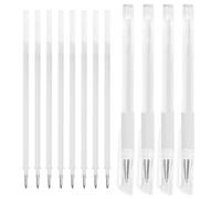 VANZACK Waterproof with Salon Professional for Pen Makeup Tattooing, White Plastic Embroidered Marker Long Serving Life Precise Positioning Use Eyebrow and Microblading