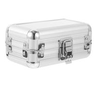 VANZACK Weather Resistant Aluminum Alloy Telescope Filter Carrying Case Lightweight Storage Box for Multiple Filters Portable Protective Storage for Astronomy Enthusiasts