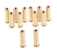 VANZACK Weighted Arrow Inserts 12pcs Brass Screw-In Inserts for ID 0.244" 6.2mm Shaft, 38 Grain, Target Practice Archery Accessories for Beginners