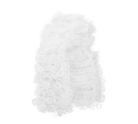 VANZACK White Judge Lawyer Cosplay Wig for Men Gentleman Wig for Court Role Play Masquerade Prom and Party Easy to Wear and Reusable