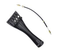 VANZACK Wire Violin Tuners Tune Tailgut Fine Aluminum and 4 of Made Sturdy to Tailpiece Replacement Part with Alloy and Plastic, Easy Ready to Use for Accessories Acoustic