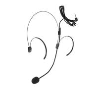 VANZACK Wired Headset Microphone Over-ear Head-mounted Mic with Flexible Boom for Teachers Presenters and Tour Guides Suitable for Speaking and Live Amplification