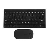VANZACK Wireless Keyboard and Mouse Combo Spanish Latin Layout Cordless Computer Keyboard for Laptop Office Use Quiet Typing Wireless Mouse Compact PC and Set