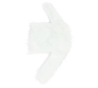 VANZACK Womens Xxl White Faux Fur LED Light Up Coat Christmas Outwear Jacket for Stage Dance Party Festival Rave Performance