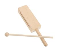 VANZACK Wood Rhythm Instrument Percussion Square Stick for Music Hand Instruments Wooden Music Block for Boys and Girls and Adults