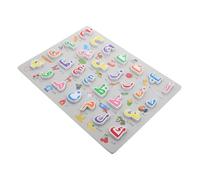 VANZACK Wooden Arabic Alphabet Puzzle for Kids Educational Learning Toy Colorful Letter Matching Game for Early Childhood Development and Arabic Language Learning