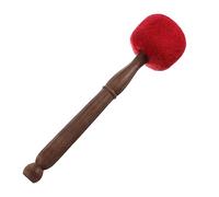 VANZACK Wooden Buddha Sound Bowl Knocking Stick with Wool Felt Beater for Singing Bowls Practical Heavy-duty Mallet for Meditation Helps to Sleep and Create A Calming Atmosphere