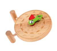 VANZACK Wooden Cognitive Clock for Mini Cognition Playset with Smooth Surface and Bright Colors Educational Teaching Clock Puzzle for Learn Concepts and Enhance Intellectual Development