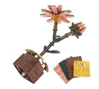 VANZACK Wooden Daisy Flower Puzzle DIY Craft Kit Sustainable Jigsaw Model for All Ages Mindful Relaxation Home Decor Floral Bouquet Building