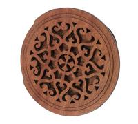 VANZACK Wooden Guitar Soundhole Cover for Acoustic Guitars, Easy to Install Feedback Buffer with Beautiful Hollow Carved Pattern, for Blocking Unwanted Noise during Strumming Sessions