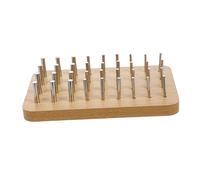 VANZACK Wooden Hand Rehabilitation Pegboard for All Ages Fine Motor Skills and Dexterity Enhancer Cognitive Therapy Training Board for Home and Rehabilitation Centers Durable Finger