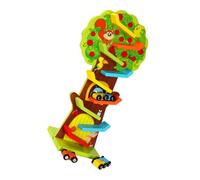 VANZACK Wooden Inertial Gliding Car Track Sliding Educational Race Track Set for Boys and Safe Material Fun and Imaginative Play for Intellectual Development