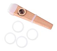 VANZACK Wooden Kazoo Set Performance Grade Musical Instrument for Adults Compatible Guitar and Ukulele Easy to Play Kazoos for Music Lovers