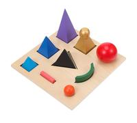 VANZACK Wooden Stereoscopic Grammar Symbol Jigsaw for Early Language Learning Montessori Educational Aid with Smooth Surface Hand Eye Coordination Development Preschool to Kindergarten