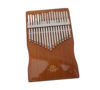 VANZACK Wooden Thumb Piano 17-tone Finger Piano Smooth for Beginners Brown Portable Musical Instrument for Learning at Home