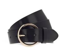 Vanzetti 35mm Full Leather Belt W105 Black