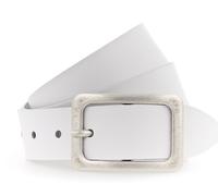 Vanzetti 35mm Full Leather Belt W105 White