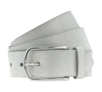 Vanzetti Belt leather 110 cm silver colored