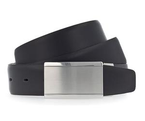 VANZETTI by BGM Men leather belt Made in Germany black 38