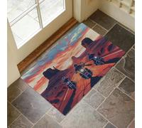 VANZEV Sunset Biker Ride Indoor Door Mat for Entryway, 17x29.5 Inch, Sunset Motorcyclists Floor Doormat for Home Decor, Non-Slip Rug Mat for Living Room, Kitchen, Bedroom, Gifts for Riders Lovers