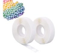 vaolmlop 1000 PCS Balloon Glue Dots, Removable Balloon Sticky Spots,Extra Strong Glue Dots Double Sided for Birthday Party Wedding Christmas Decorations and DIY Scrapbooking Craft(2 Rolls)