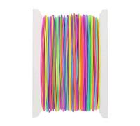 vaolmlop Elastic Cord,1mm X 100m Elastic String For Bracelets,Durable Bracelet String For Diy,Necklaces,Jewellery Stringing,Masks,Party Hats(Color)