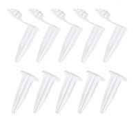 Vaorwne 1000Pcs Centrifuge Tubes 1.5Ml Raduated Clear Plastic Centrifuge Vials with Flat-Top Snap Cap